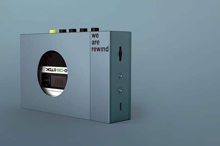 ‘We Are Rewind’ portable cassette player