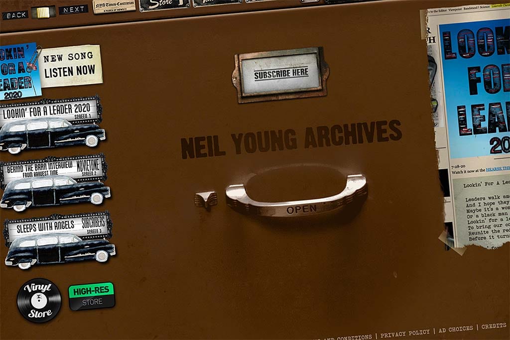 Neil Young Archives Neil Young Archives