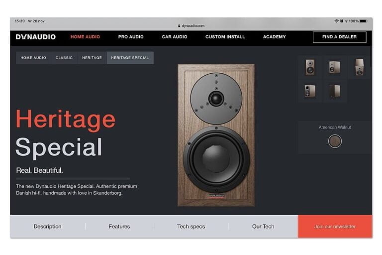 Dynaudio introduces the limited Heritage Special Dynaudio introduces the limited Heritage Special
