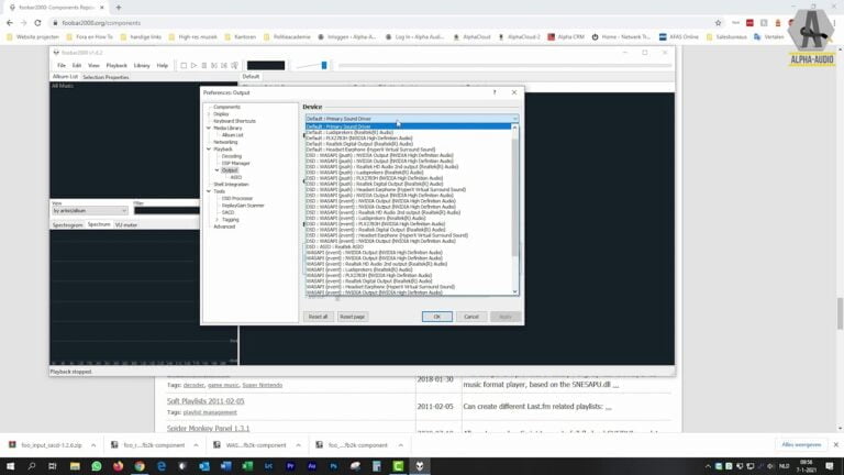 Optimale geluidskwaliteit met Foobar2000 Optimale geluidskwaliteit met Foobar2000