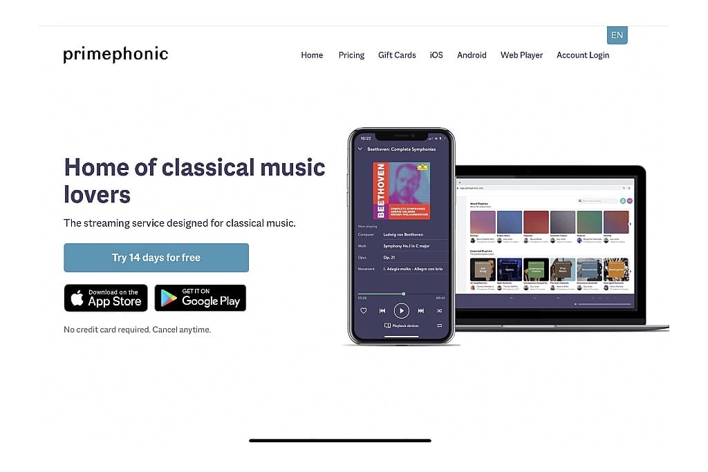 Primephonic Primephonic