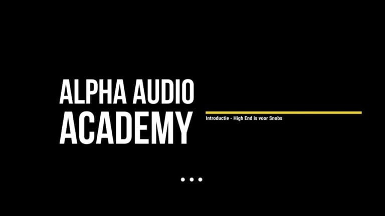 Alpha Audio Academy – Aflevering 2 – Een set samenstellen