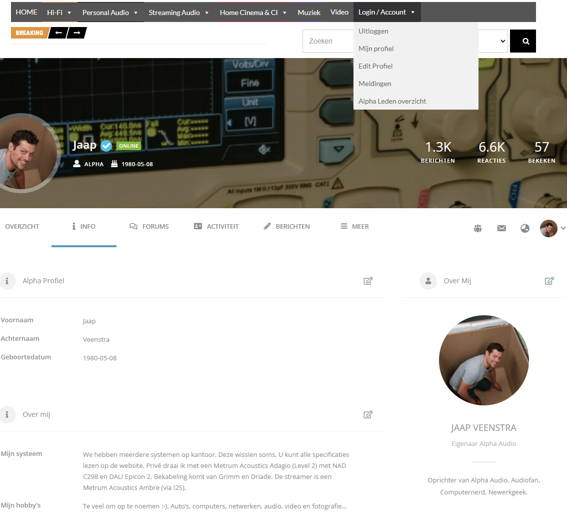 userprofiel