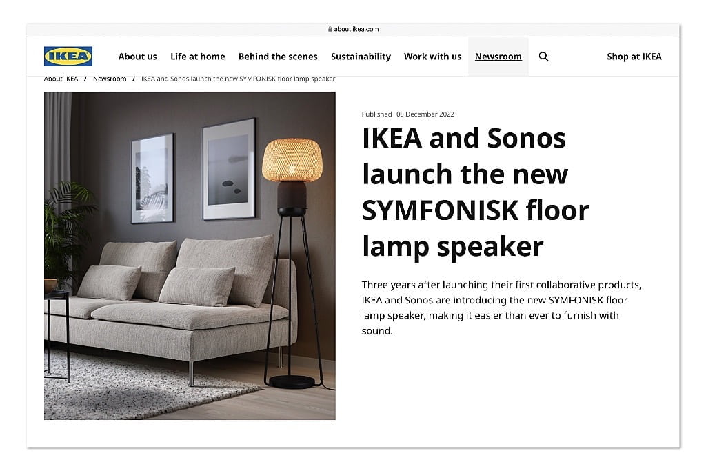IKEA’s upcoming Symfonisk a biggie