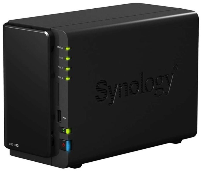 216plus De Synology DS216+ biedt onder meer realtime 4K-transcodering