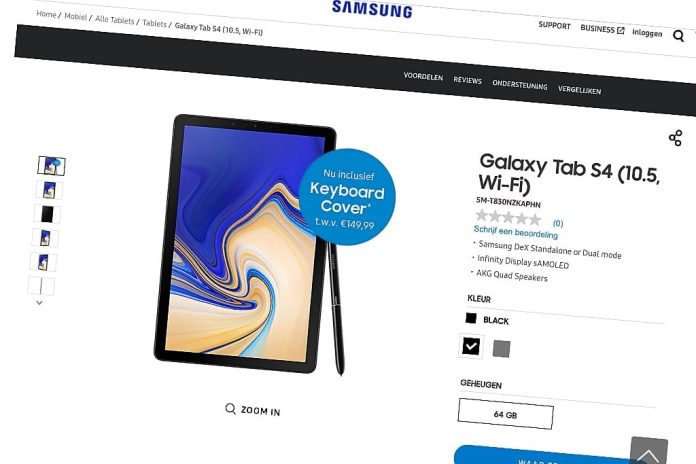 2F58379A-E861-432E-AFCF-633BFA38DBB9 De Samsung Galaxy Tab S4 kan nu al besteld worden