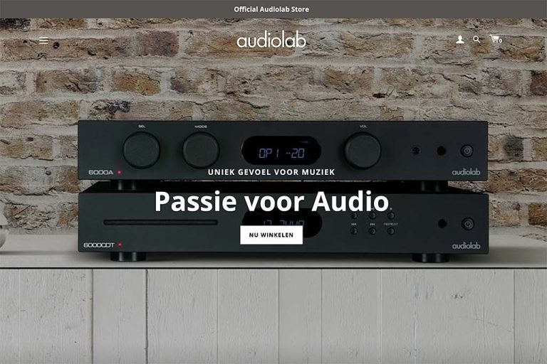 Audiolab neemt online heft in eigen handen Audiolab neemt online heft in eigen handen