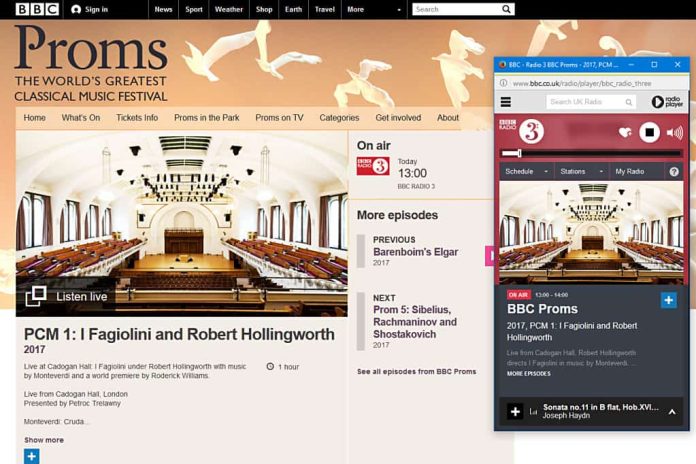 BBC Beluister BBC Proms als FLAC-stream