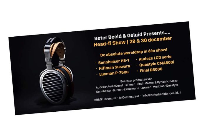 Beterbeeldengeluid Beter Beeld & Geluid Presents… Head-fi Show (29 & 30 december)