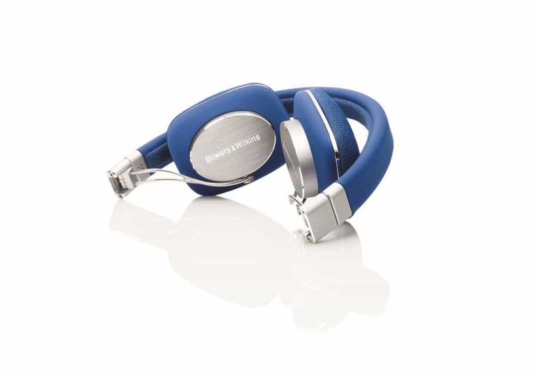 Blauw jasje voor de Bowers & Wilkins P3 Blauw jasje voor de Bowers & Wilkins P3