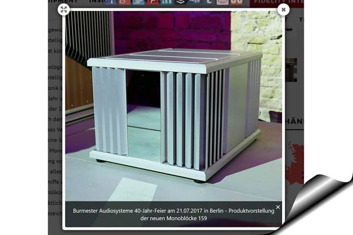 Burmester De nieuwe Burmester 159 (bron afbeelding: https://www.fidelity-magazin.de/2017/07/23/40-jahre-burmester-audiosysteme/)