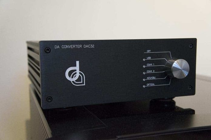 Dion Audio DAC32 4 Dion Audio DAC32 voorkant