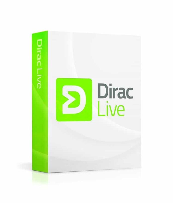 Dirac Live software Dirac Live Room Correction Suite