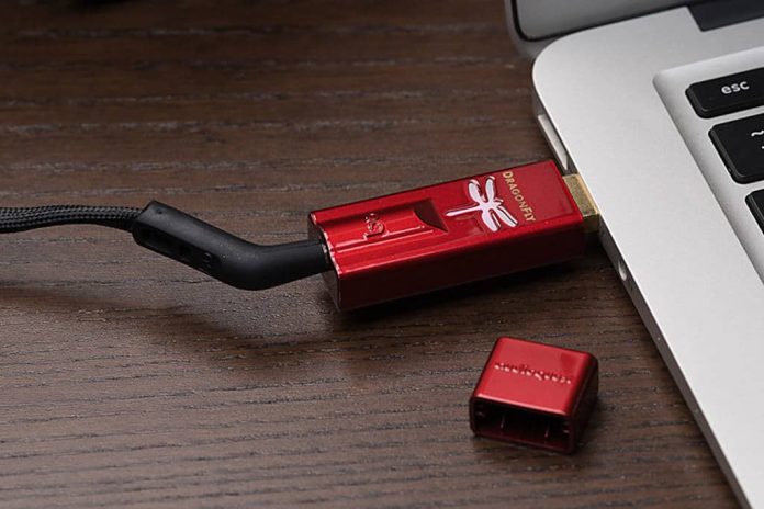 Dragonfly De Dragonfly is na een firmware-update MQA-capabel