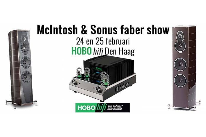 Hobo Hobo Hifi organiseert op 24 en 25 februari een McIntosh en Sonus Faber show