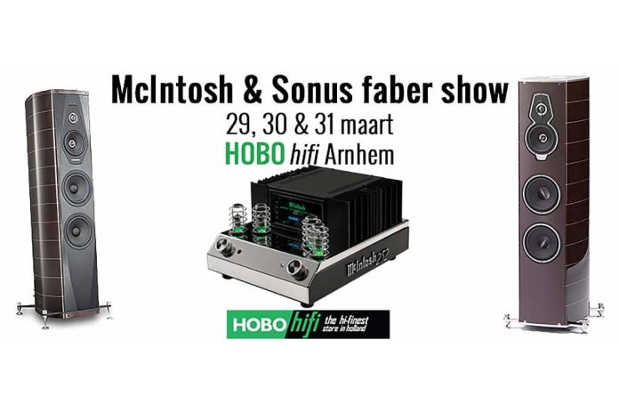 Hobo McIntosh en Sonus faber show bij HOBO hifi Arnhem