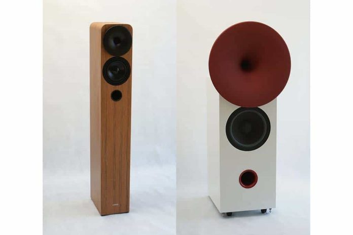 Horns De Aria mini en Symphony speakers van hORNS