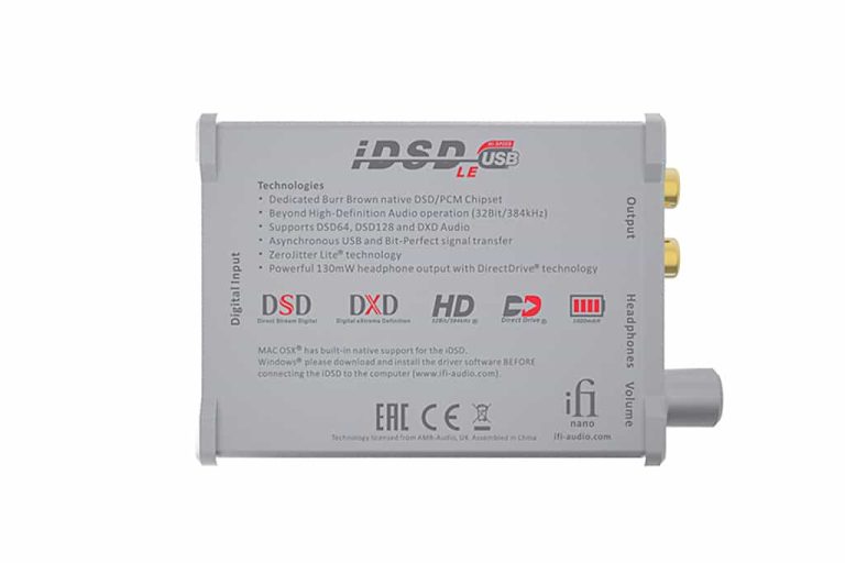 Ifi Nano iDSD LE, USB-DAC met ingebouwde accu en DSD Ifi Nano iDSD LE, USB-DAC met ingebouwde accu en DSD