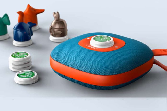 Jooki De Jooki, een geplande extreem gebruiksvriendelijke muziekspeler voor kids.