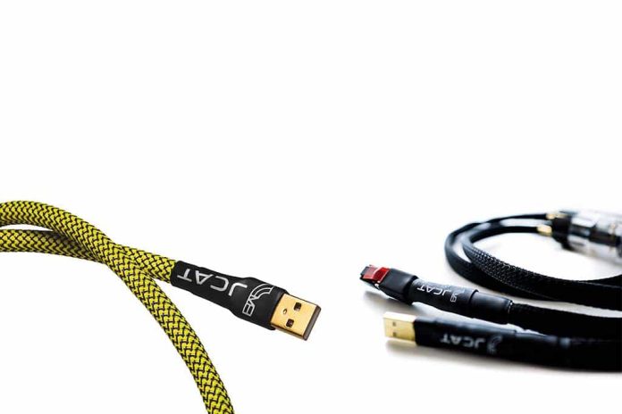 Kabels De Signature USB-kabel en de USB+LAN Ground Conditionervan JCAT