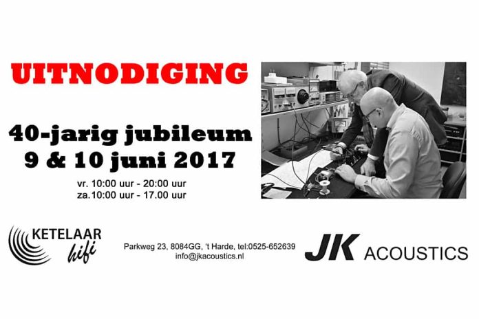 Ketelaar Ketelaar Hifi & JK Acoustics vieren een mooie mijlpaal