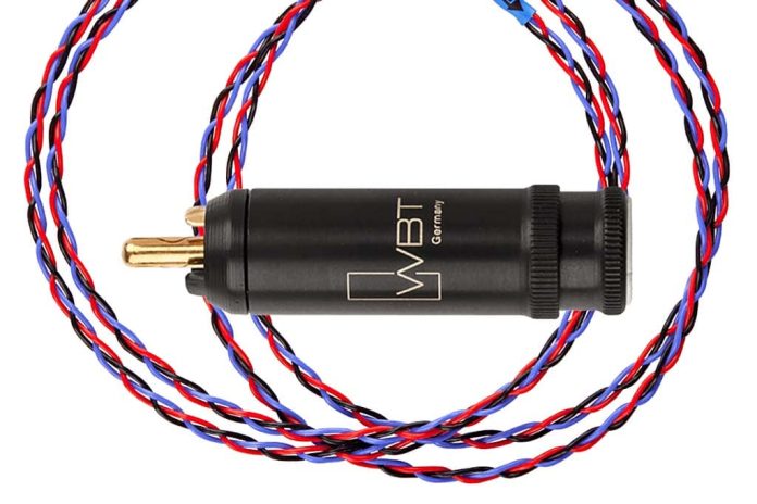 Kimber De speciale jubileumuitvoering van de Kimber Kable is voorzien van WBT 0014 RCA-connectors