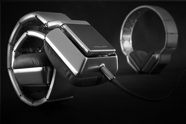 Luzli Roller MK01, een oprolbare koptelefoon Luzli Roller MK01, een oprolbare koptelefoon