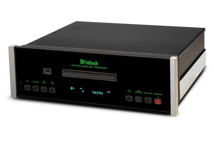 Mcintosh De nieuwe MCT500 (SA)CD-speler van McIntosh