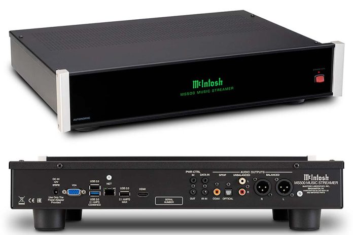 Mcintosh De nieuwe MS500 streamer-server van McIntosh