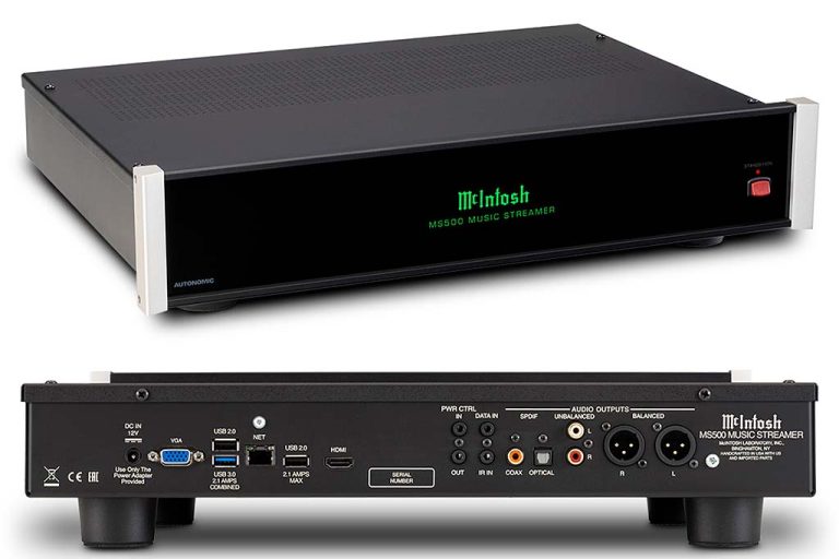 Nieuwe streamer-server van McIntosh: MS500 Nieuwe streamer-server van McIntosh: MS500