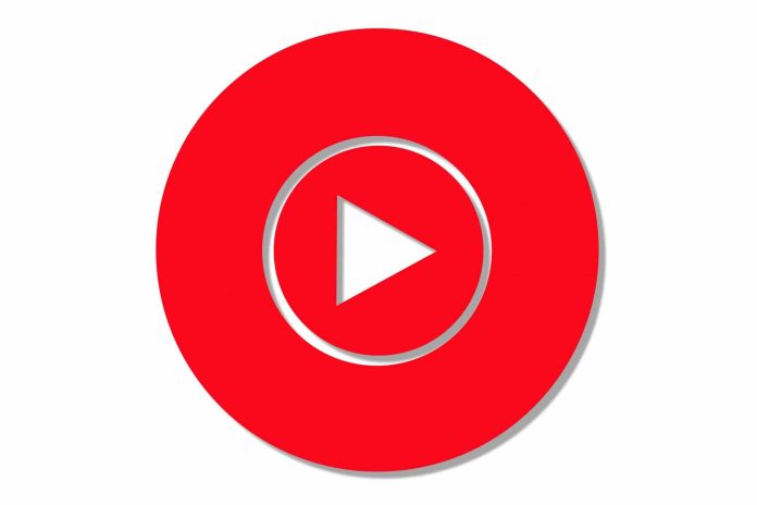Music Gratis YouTube Music op Google smart speakers (bron afbeelding: https://commons.wikimedia.org/wiki/File:Youtube_Music_logo.svg)