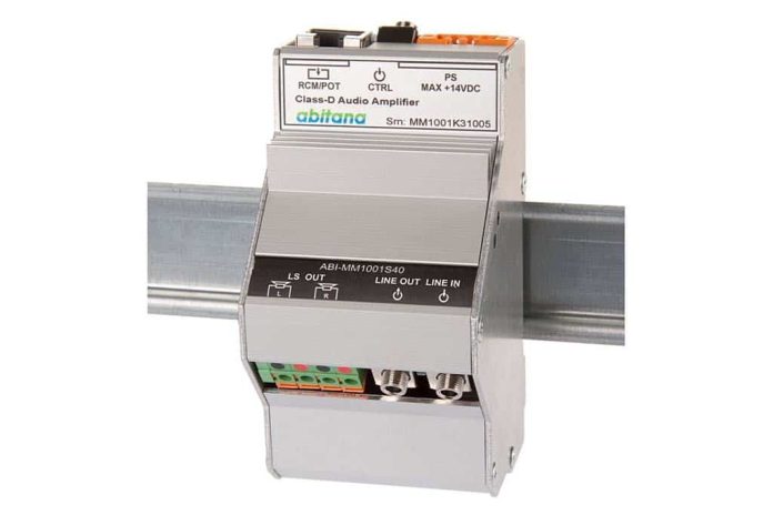 Rail Home Control DIN-rail Stereo amplifier 2x20W RMS class D