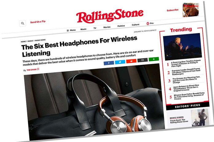 Rolling Rolling Stone kiest beste draadloze hoofdtelefoons