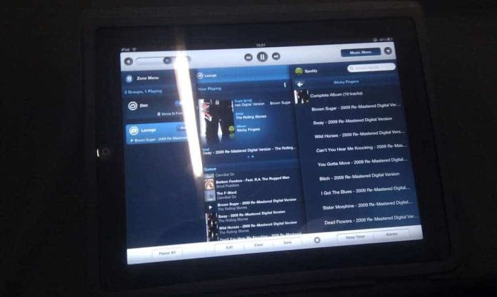 Sonos iPad app