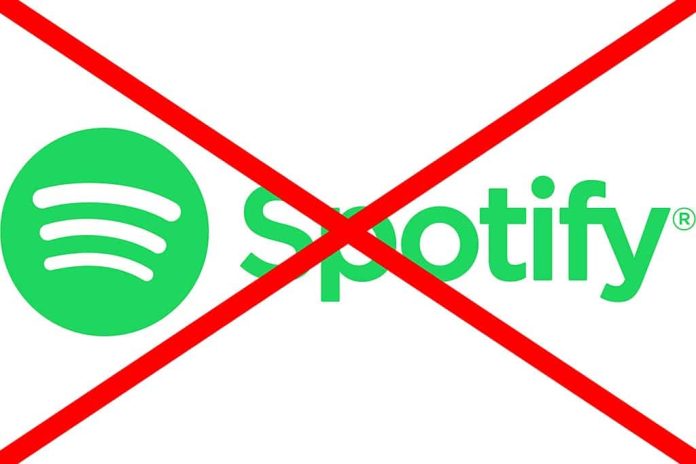 Spotify Spotify draait op steeds minder oudere apparatuur (bron Spotify-logo: https://commons.wikimedia.org/wiki/File:Spotify_logo_with_text.svg)