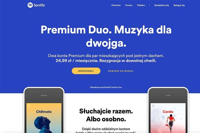 Spotify Spotify probeert Premium Duo abonnement uit