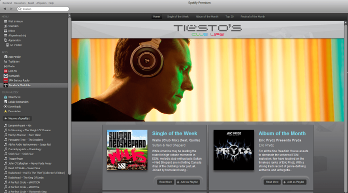 Spotify screenshot Spotify Apps