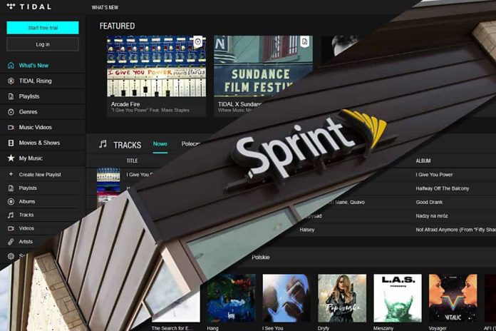 Sprinttidal Sprint heeft een aanzienlijk belang in Tidal genomen