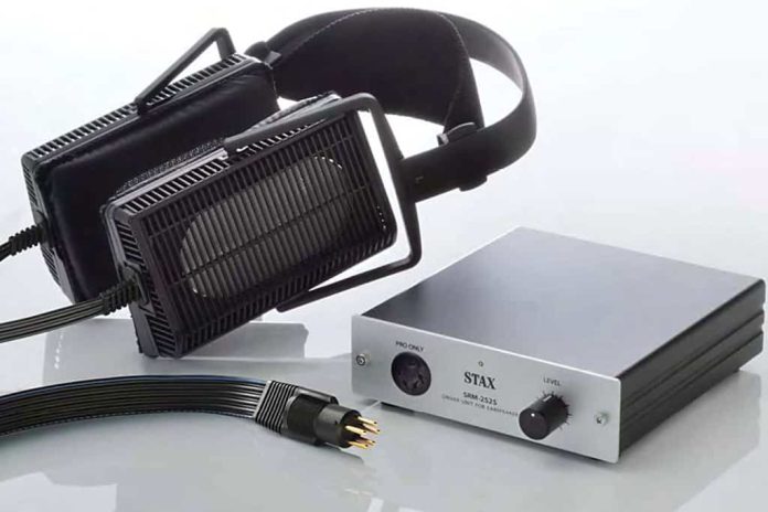 Stax Een elektrostatische hoofdtelefoon van Stax inclusief bijbehorende versterker