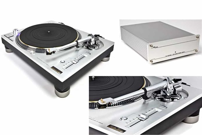 Timestep-EVOke De Timestep EVOke, een stevig gemodificeerde versie van de gloednieuwe Technics SL-1200 GAE