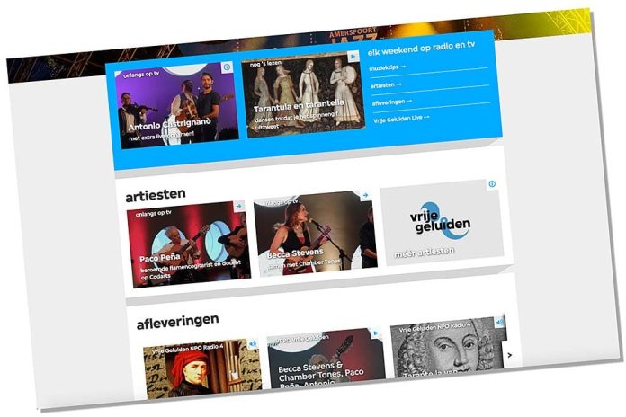 Vpro Ook op de site van Vrije Geluiden valt meer dan genoeg te beleven