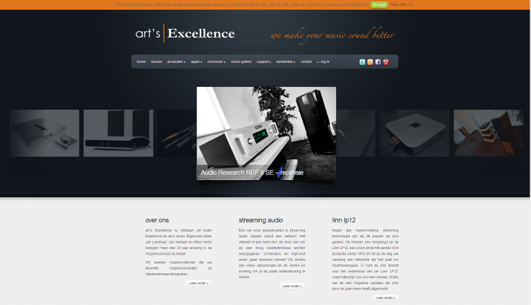 Nieuwe website Art’s Excellence