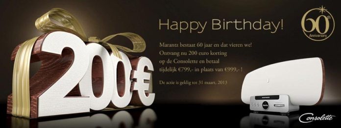 banner marantz Marantz 60 jaar