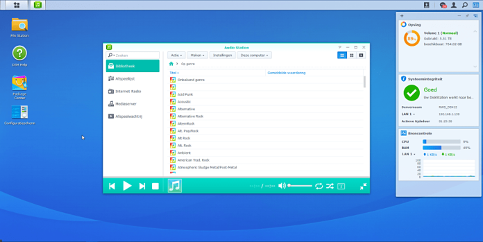 dsm De gebruikersinterface van Synology DSM 6.0 draait gewoon in uw browser