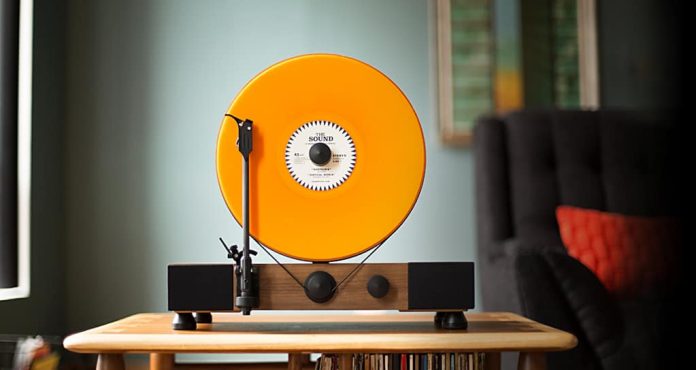 gramovox Een blikvanger van jewelste: de Gramovox Floating Record