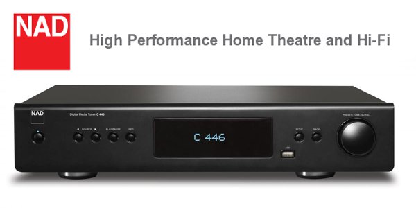 NAD nu ook ‘in streaming’ met de C446 Digital Media Tuner NAD nu ook ‘in streaming’ met de C446 Digital Media Tuner