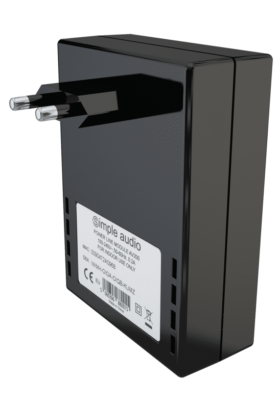 Simple Audio homeplug Simple Audio homeplug