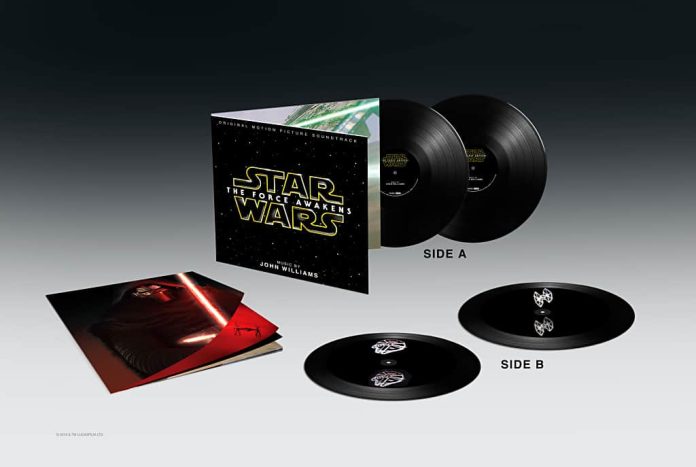 starwars De Star Wars LP-set met ingebakken zwevend hologram