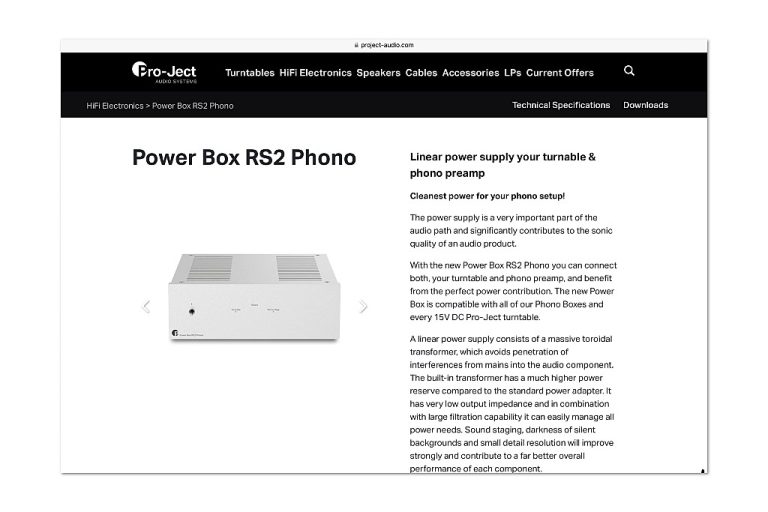 Pro-Ject Power Box RS2 Pro-Ject Power Box RS2