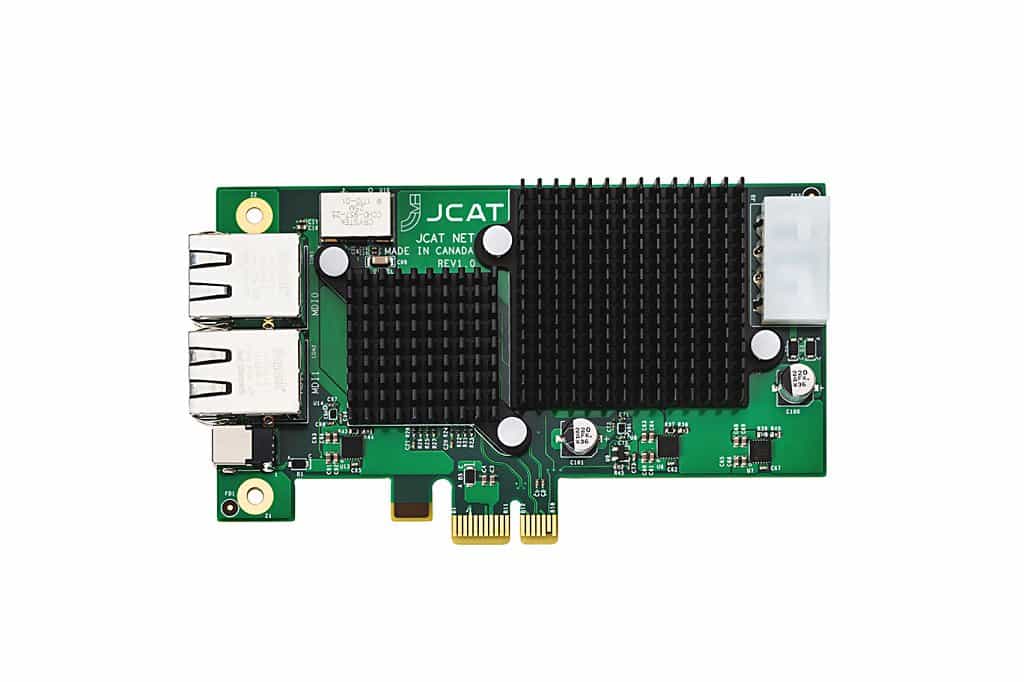 De JCAT NET Card FEMTO audiofiele netwerkkaart